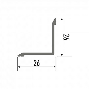 Порог КТМ-2000 2626-05К Черный 0.9 м. Изображение - 2
