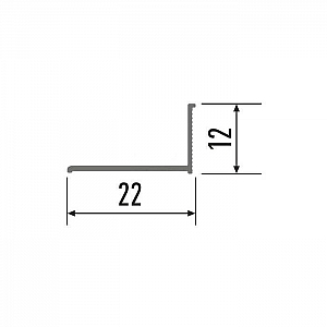 Порог КТМ-2000 2212-618Т Дуб снежный 1.8 м. Изображение - 2