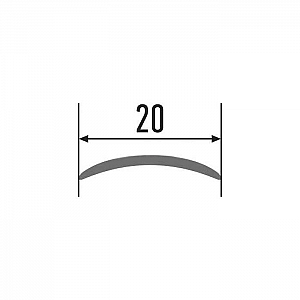 Порог КТМ-2000 100-02Н Золото 1.35 м. Изображение - 2
