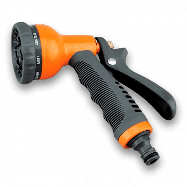 Разбрызгиватель-пистолет Bradas Р7 8 функций с резиновой ручкой