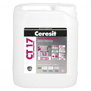 Грунтовка Ceresit CT17 Super Concentrate (1:3) 5 л