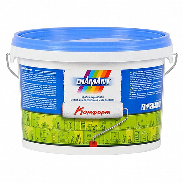 Краска Diamant Комфорт 10 л белая