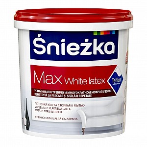 Краска Sniezka Max White Latex 1 л белая