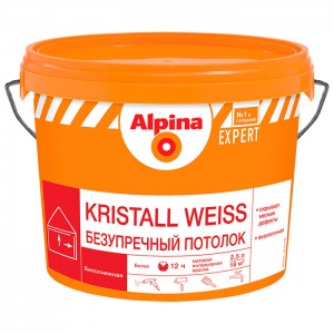 Краска Alpina Expert Kristall Weiss 2.5 л белая