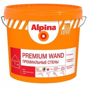 Краска Alpina Expert Premium Wand Base 1 9 л белая