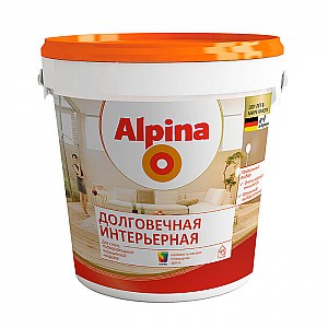 Краска Alpina Долговечная интерьерная База 1 0.9 л белая