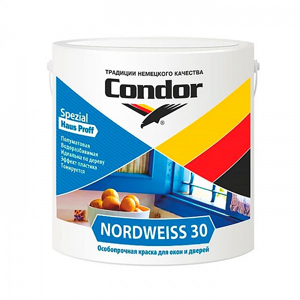 Краска Condor Nordweiss-30 TR 1  кг под компьютерную колеровку