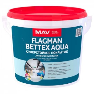 Краска MAV Flagman Bettex Aqua суперстойкое покрытие 3 л светло-серый