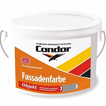 Краска Condor Fassadenfarbe-Objekt 3.75 кг белая