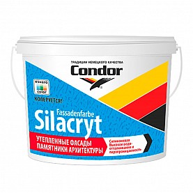Краска Condor Fassadenfarbe-Silacryt 15 кг белая