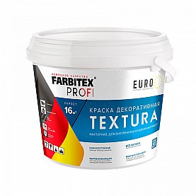 Краска Farbitex Profi акриловая декоративная фактурная 7 кг