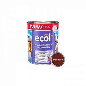 Эмаль Mav Ecol ПФ-115 1 л вишневая. Изображение - 1