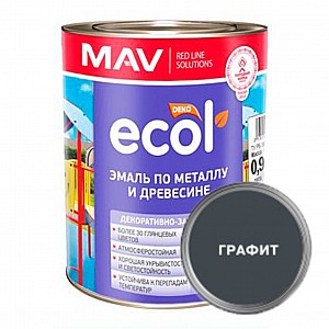 Эмаль Mav Ecol ПФ-115 1 л графит. Изображение - 1