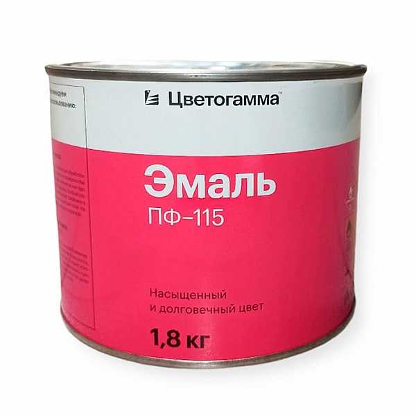 Эмаль Цветогамма ПФ-115 синяя 1.8 кг