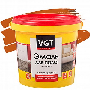 Эмаль VGT ВД-АК-1179 Профи для пола 1 кг орех