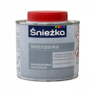 Эмаль Sniezka Srebrzanka термостойкая до 500°С 0.2 кг серебристая
