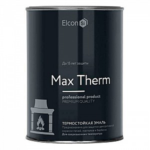 Эмаль Elcon термостойкая до 700°С 0.8 кг белая