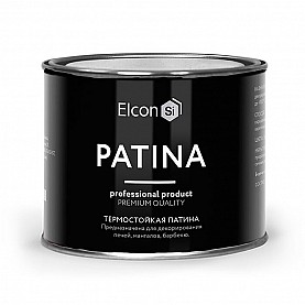 Кузнечная краска Elcon Patina термостойкая до 700°С 0.2 кг золото