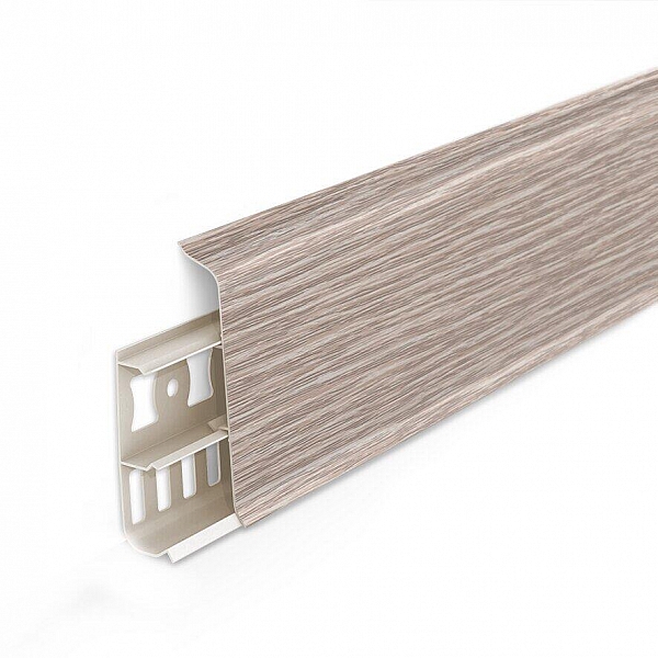 Плинтус напольный Ideal Deconika 229 Дуб латте 2200*85*22 мм