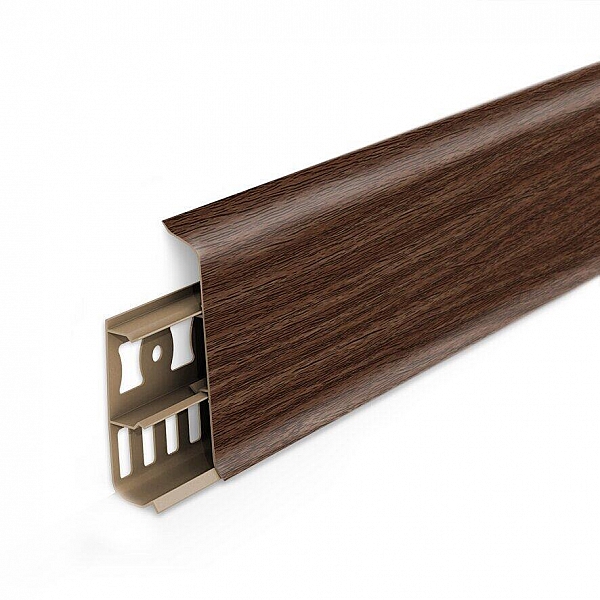 Плинтус напольный Ideal Deconika 291 Орех 2200*85*22 мм