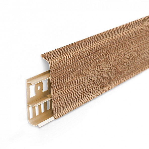 Плинтус напольный Ideal Deconika 221 Дуб янтарный 2200*85*22 мм