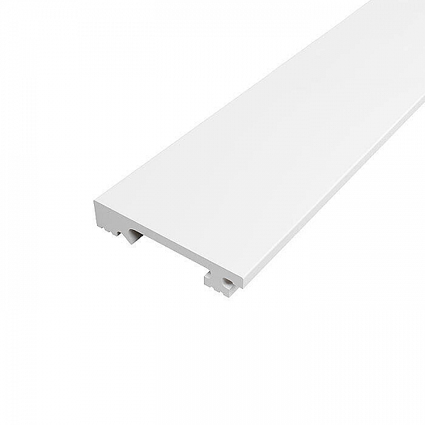 Плинтус напольный Солид UHD Polymer 1 19/80 Белый 2400 мм