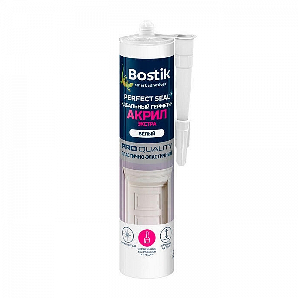 Герметик Bostik Perfect Seal Акрил Экстра 280 мл белый