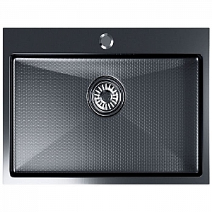 Мойка из нержавеющей стали Berge Premium 6050 Nano black