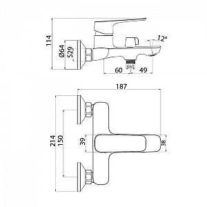 Смеситель Iddis Sign SIGSB02i02WA цельнолитой. Изображение - 2