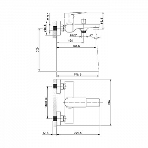 Смеситель Iddis Bridge BRDSB00i02WA цельнолитой. Изображение - 2