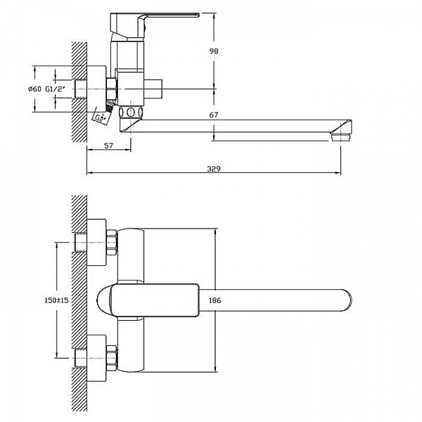 Смеситель Decoroom DR20043