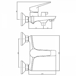 Смеситель Esko Murano Gold MR54 с аксессуарами. Изображение - 1
