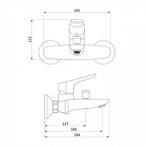 Смеситель Damixa Jupiter 771000001