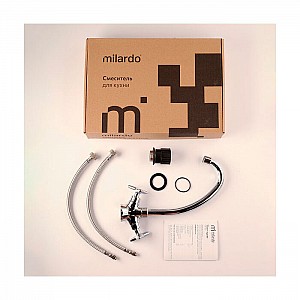 Смеситель Milardo Meal M03SB00M05 высокий поворотный излив 155 мм. Изображение - 3