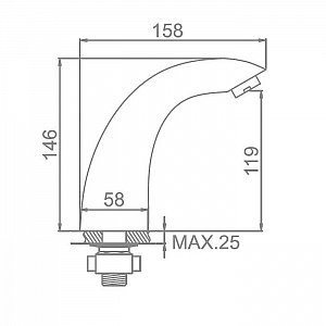 Смеситель Ledeme L1055-14 сенсорный. Изображение - 1