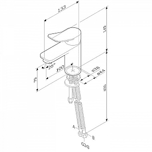 Смеситель AM.PM Brava F88A02122 черный. Изображение - 4