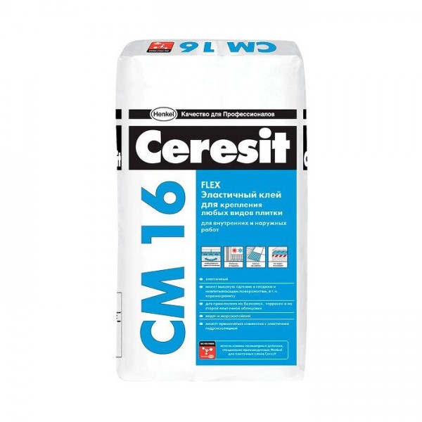 Клей для плитки Ceresit CM16 25 кг