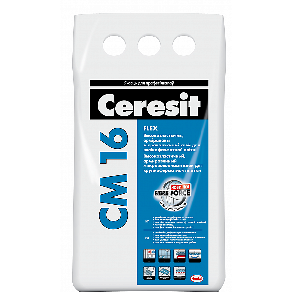 Клей для плитки Ceresit CM16 5 кг