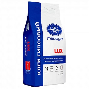 Клей гипсовый Тайфун Люкс 5 кг