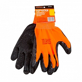 Перчатки нейлоновые Startul ST7124-9 латексное рельефное покрытие размер 9
