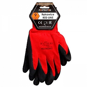 Перчатки Protect2U Red Line размер 9 с ярлыкодержателем. Изображение - 1