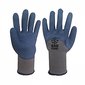 Перчатки Bauwelt махровые латексное покрытие XL