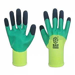 Перчатки Bauwelt двухслойная латексная пена усиленные пальцы 13 класс XL