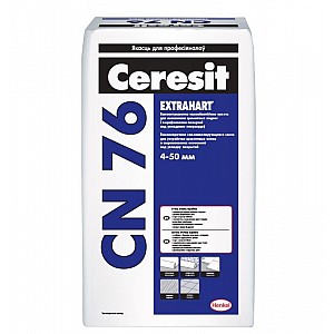 Растворная смесь сухая для стяжек Ceresit CN76 цементная