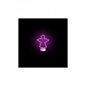 Светильник Apeyron Electrics Ангел неоновый светодиодный розовый. Изображение - 1