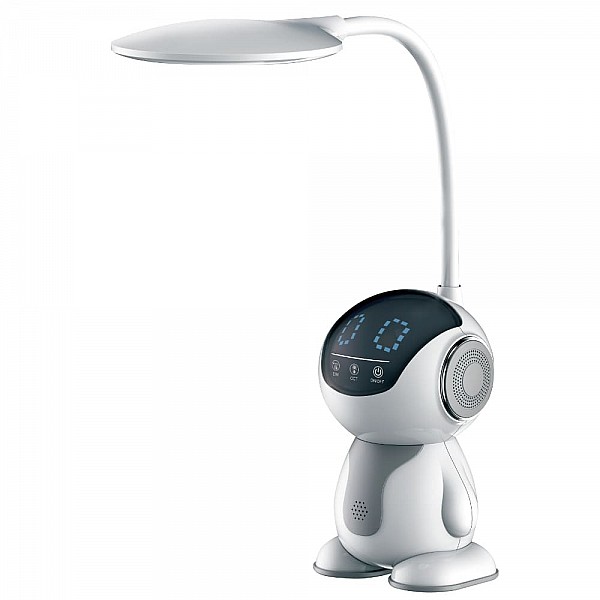 Светильник настольный Camelion KD-858 C01 LED 8Вт 230В 500 лм белый+серый сенсорный