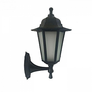 Светильник Элект НБУ 06-60-001 У1 Леда 1 черный прозрачное стекло