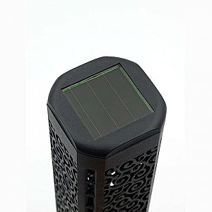 Светильник Artstyle CL-S17WW садовый столбик с солнечной батареей черный. Изображение - 1