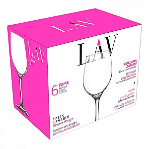 Набор бокалов для вина LAV Fame LV-FAM556F 395 мл 6 шт. Изображение - 1