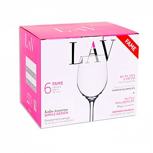 Набор бокалов для вина LAV Fame LV-FAM523F 300 мл 6 шт. Изображение - 1